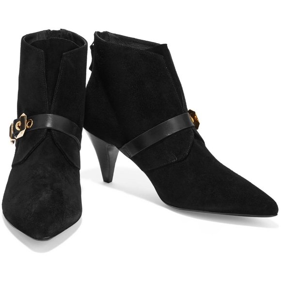 Sandro Suede Boots H15 Anicia Size 37 - Picture 1 of 6